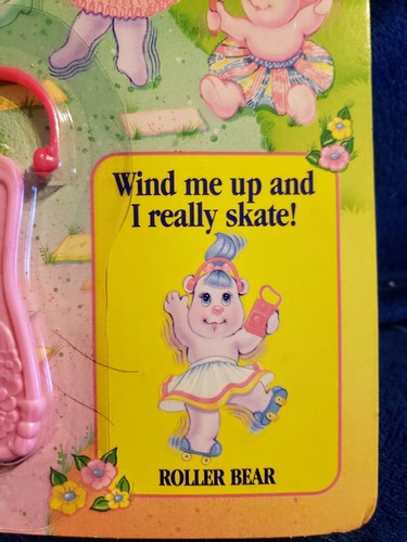 1991 Tyco Bitsy Bears Roller Skating Bear Sealed Vintage NIP Sealed Wind Up Toy - Picture 4 of 8