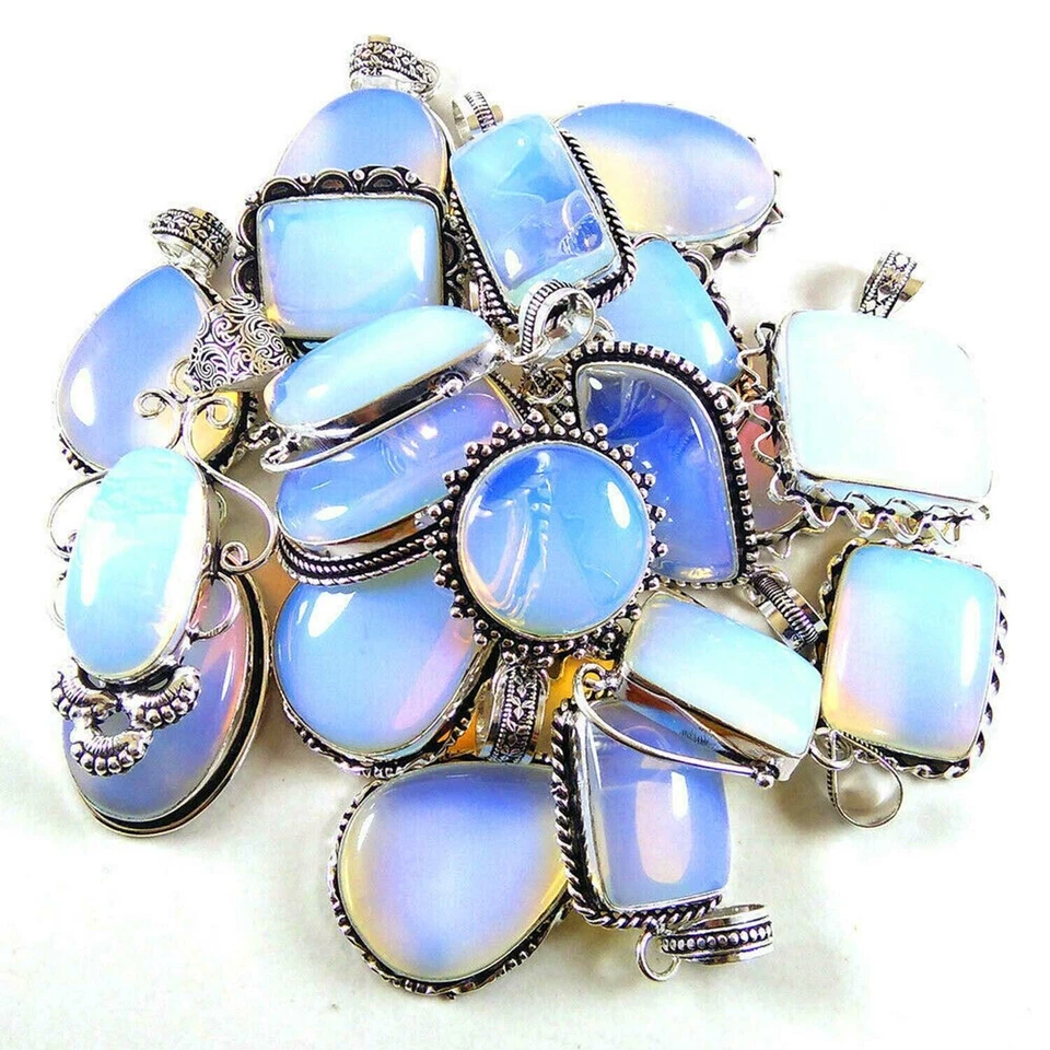 Protection Opalite Gemstone Pendant Lot,Anxiety Opalite Necklace Pendant Lot~ - Image 3 of 3