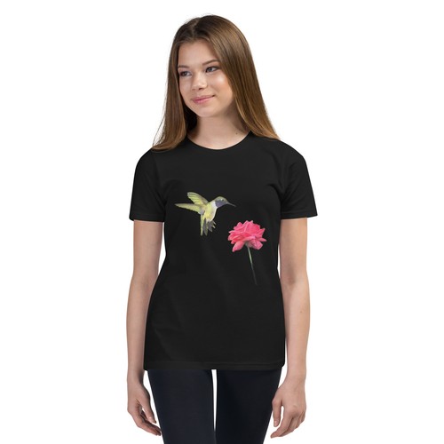 Hummingbird Youth Short Sleeve T-Shirt - Picture 2 of 8
