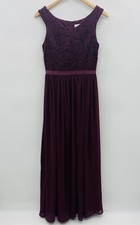 Dressystar Womens Small Sleeveless Lace Bust Long Formal Dress Homecoming Prom