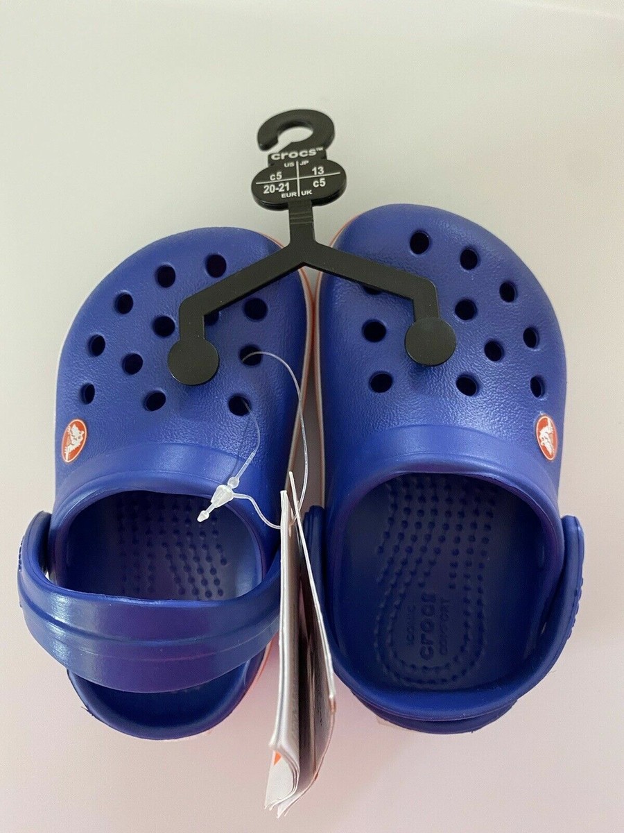 Crocs Kids Crocband Clog Cerulean Blue Croslite Infant Clogs
