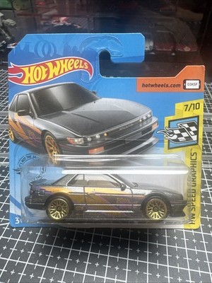 Hot Wheels 1-64 Nissan Silvia (S13) 2020 HW Speed Graphics grau neu Kombi Portofrei
