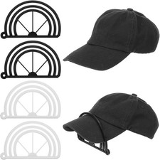 4 Pcs White Black Hat Bill Bender - Baseball Cap Brim Curver Shaper - Fast Ship 