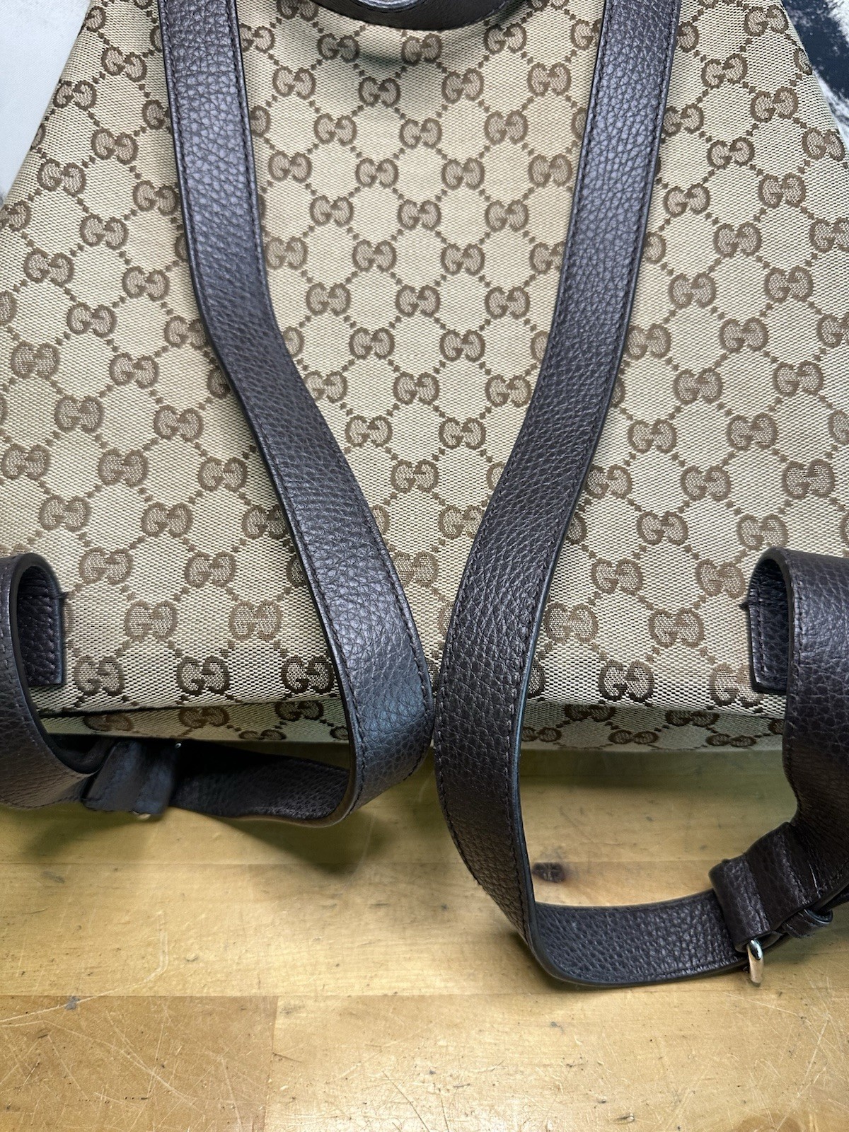 Gucci GG Supreme Drawstring Backpack 449175/62706… - image 8