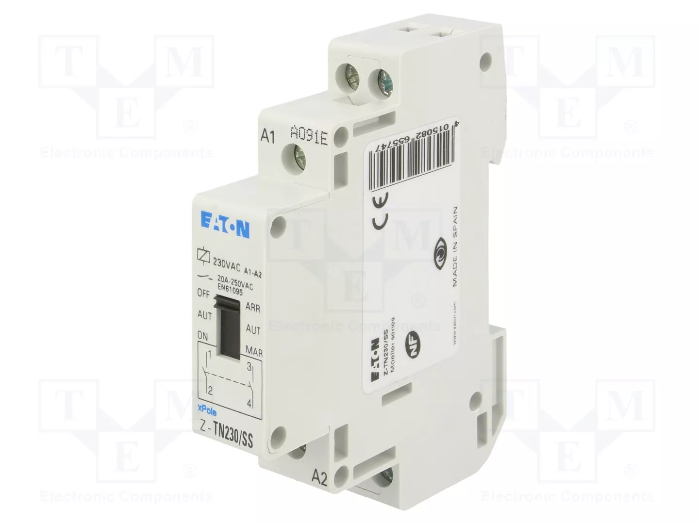 Relè di installazione 20A 2Z 230V AC Z-TN230/SS 265574 - Immagine 2