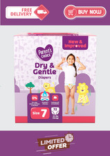 Parent’s Choice Dry & Gentle Diapers Size 7 (41+ lbs) - 72 Count 0.33 per diaper