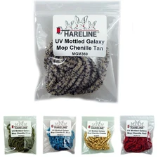Hareline UV Mottled Galaxy Mop Chenille