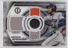 2019 Topps Tribute Tribute Triple Relics 22/150 George Springer #TTR-GSP ex0