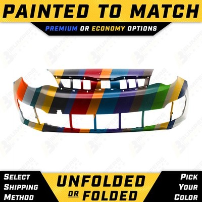 NEW Painted To Match - Front Bumper Cover for 2016 2017 Kia Rio Sedan 4dr 16 17