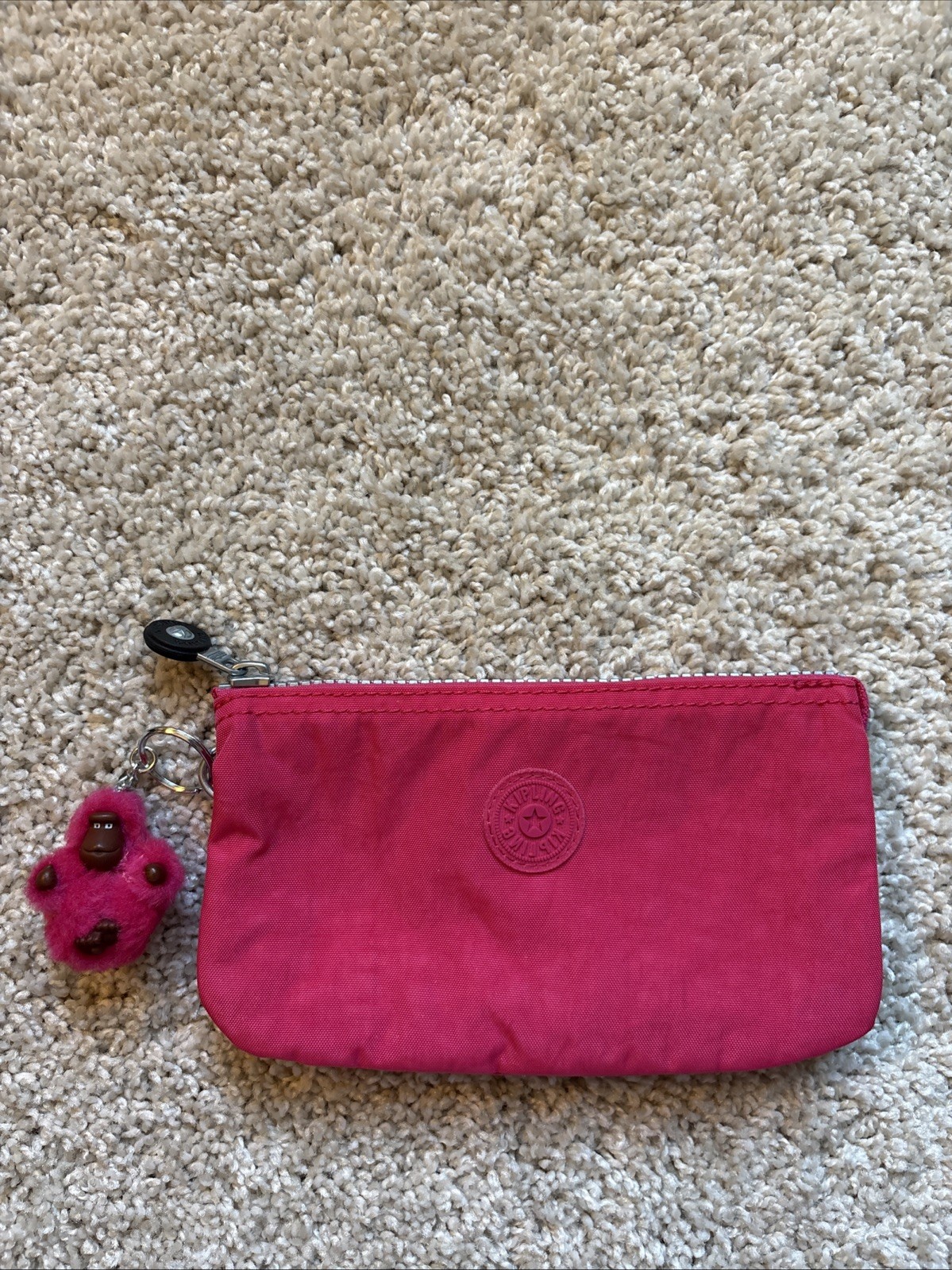 KIPLING CREATIVITY BERRY POUCH WITH MONKEY HANGTA… - image 1