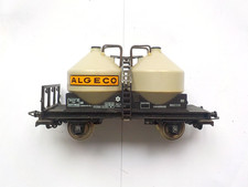 Wagon Jouef Wagon Gris Transport de Ciment Marquage Algéco Référence 6420