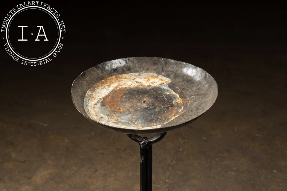 Vintage Handmade Wrought Iron Plant Stand - Image 4 of 4