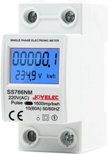 Contatore Di Corrente Energia Elettrica Misuratore Consumo Elettrico Con Guida