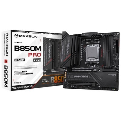 Motherboard MAXSUN Terminator B850M DARK WiFi AM5 Micro ATX MS-TER-B850MDARKWIFI
