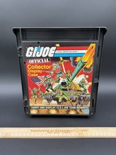 Vintage 1982 Hasbro GI Joe Official Figure Collector Display Carry Case Complete