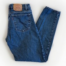 Vintage Levis 550 Jeans Mens 31 x 32 Relaxed Fit 90s Denim Tapered Leg Blue