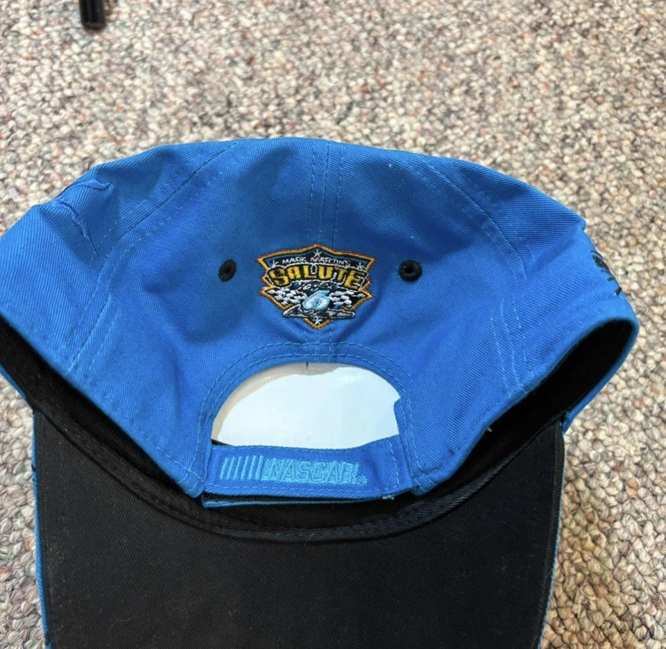 Mark Martin #6 Batman Begins Movie Promo Roush Racing Salute to You NASCAR Hat - Image 4 of 4