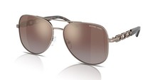 Michael Kors Chianti MK1121 Women's Sunglasses 12136K Mink/Caramel Silver Flash
