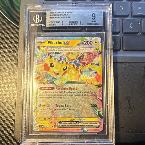 Pikachu ex graded BGS 9 for sale on eBay
