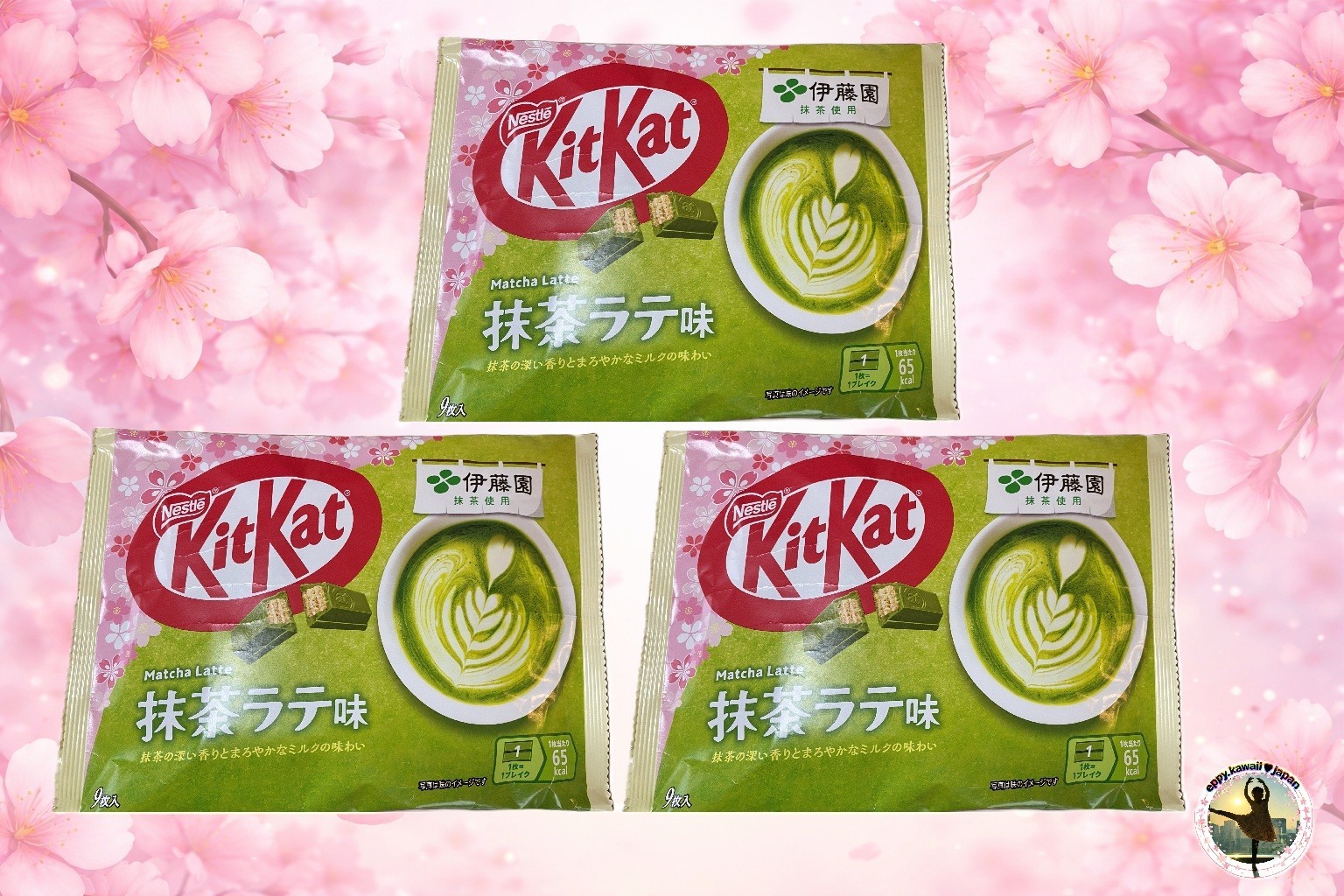 Nestle KitKat Matcha Latte Japan Limited Sakura 27 pcs 312g From Japan