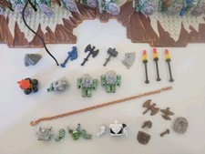 Mega Bloks Dragons Fire And Ice Orcs Mini Figs 18 figs Complete Ice Vorgan Army.