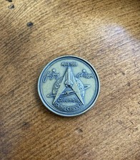 NASA Vintage Columbia Space Shuttle Medallion STS-1 Young Crippen 1981