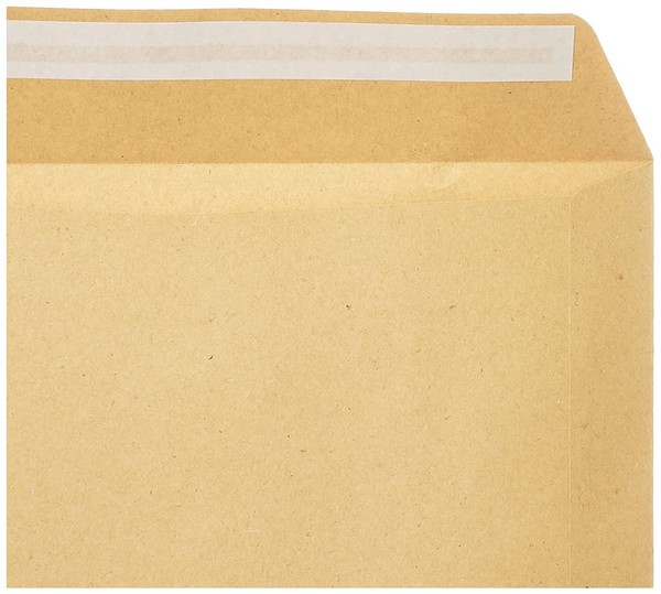 Versandtasche C4 90G Haftklebend Blau 25 Stk Recyclingpapier Herlitz Braun-image