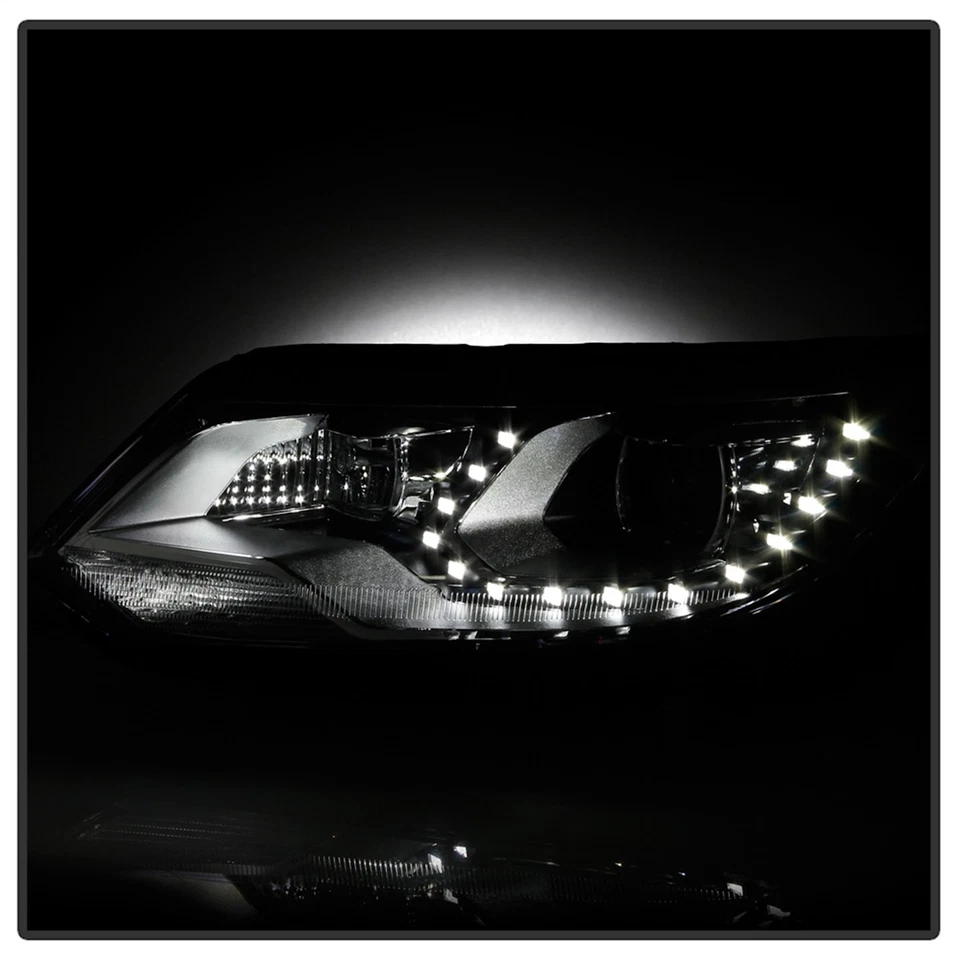 Spyder 9948527 LED Headlight For 2012-2017 Volkswagen Tiguan Left & Right Chrome - Image 4 of 4