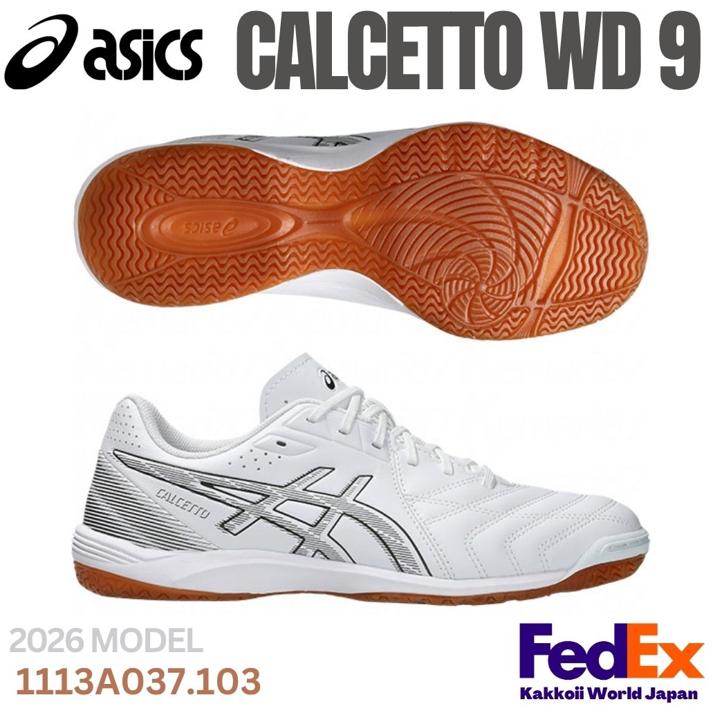 Asics Futsal Indoor shoes CALCETTO WD 9 1113A037 103 White