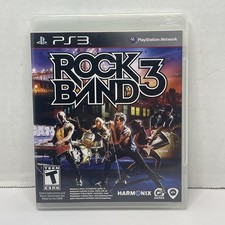 Rock Band 3 (Sony PlayStation 3, 2010) PS3 Complete CIB Mint Condition Tested