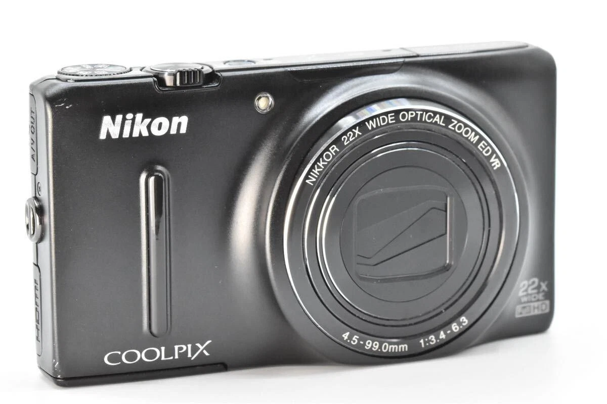 Nikon Coolpix S9500 18.1 MP Digital Camera - Black for sale online