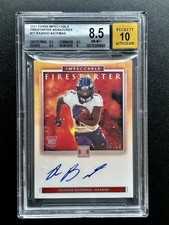 2021 Panini Impeccable Rashod Bateman Auto /50 Fire Starter BGS 8.5 #FS-RB 17