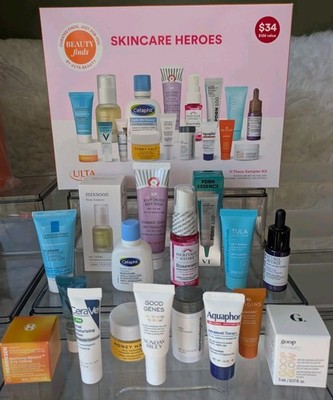 Ulta Beauty Finds Skincare Heroes 17 Piece Sampler Kit Brand New