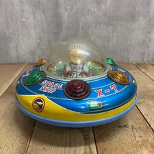 Collectible 15 Masudaya Space Ship X-7 Tin UFO Toy