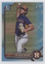 2022 Bowman Draft Chrome Sky Blue Refractor Michael Knorr #BDC-120 1u6