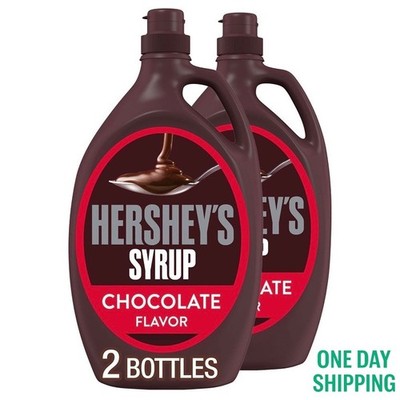 Hersheys Chocolate Syrup 96oz 2 Pack Genuine Flavor