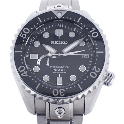 Seiko SBDB001 Prospex Marine Master 600m Spring Drive Titanium Black 45mm Watch