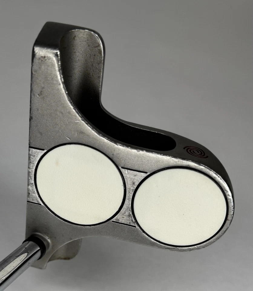 Odyssey White Steel Two Ball 2-Ball Blade Putter Right Hand RH 35” - Image 3 of 4
