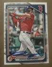 Roman Anthony Signed 2024 Bowman Baseball Card Boston Red Sox