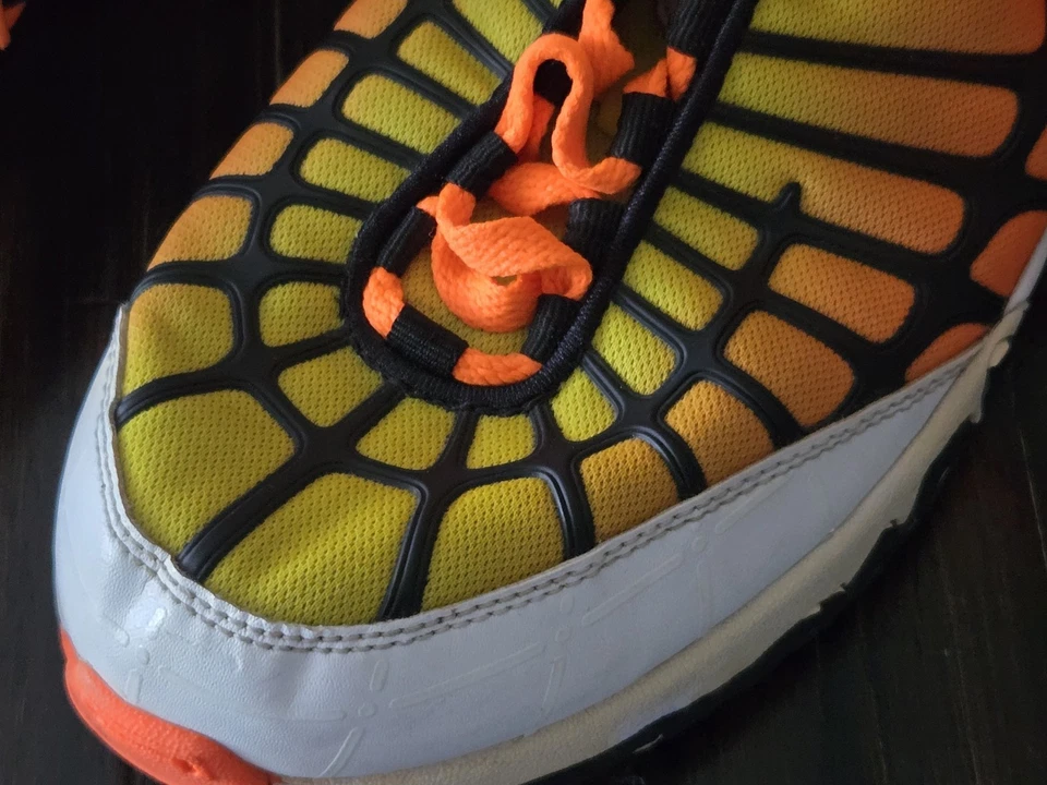 Nike Air Max 120 'Hyper Naranja Blanco' Zapatos Tenis 819857-100 EE. UU. 10,5 Reino Unido 9,5 Foto 3 de 4