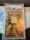 2021 Pokemon Celebrations UPC Gold Metal Pikachu Card #58  PSA 9