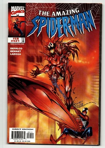 The Amazing Spider-Man #431 Marvel Direct Edition Carnage 1998