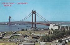 Verrazano-Narrows Bridge Between Brooklyn and Staten Island, New York City, NY