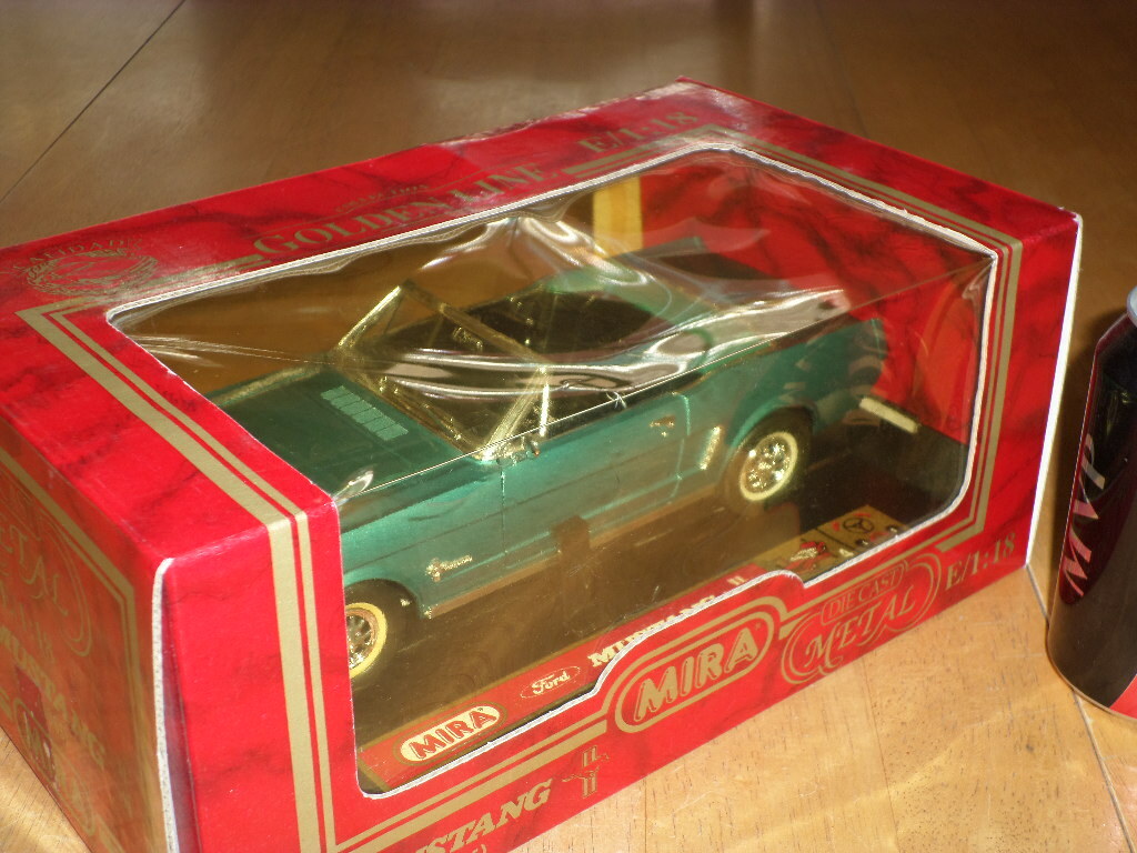 1965 FORD MUSTANG CONVERTIBLE, [MIRA BRAND] DIE CAST METAL FACTORY