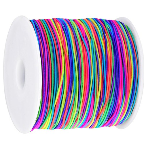 Cordón elástico redondo cordón elástico cordón elástico costura vestido artesanal 1 mm/1,5 mm/2 mm/2,5 mm - Imagen 14 de 17
