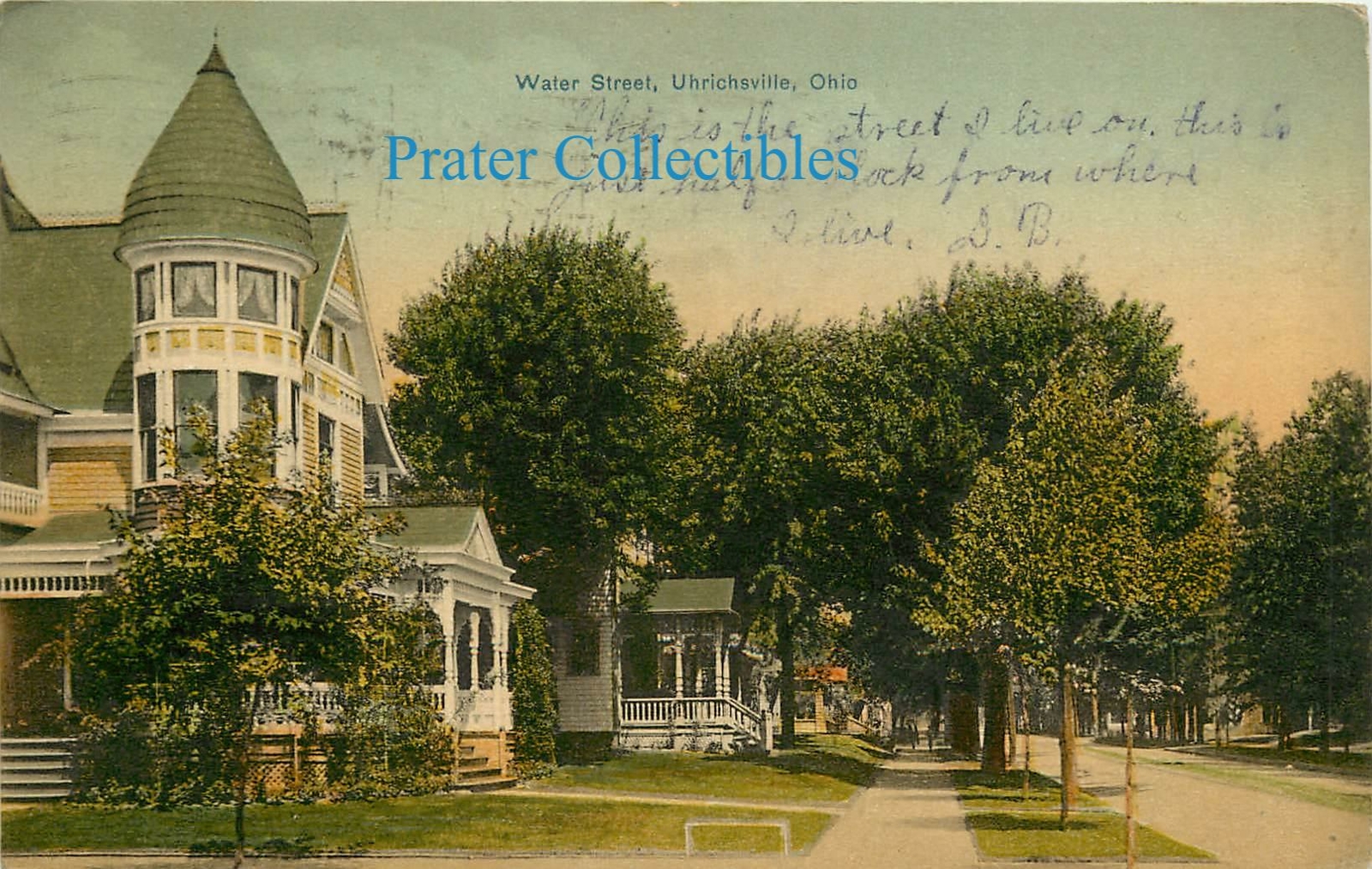 Ohio, OH, Uhrichsville, Water Street 1909 Postcard eBay