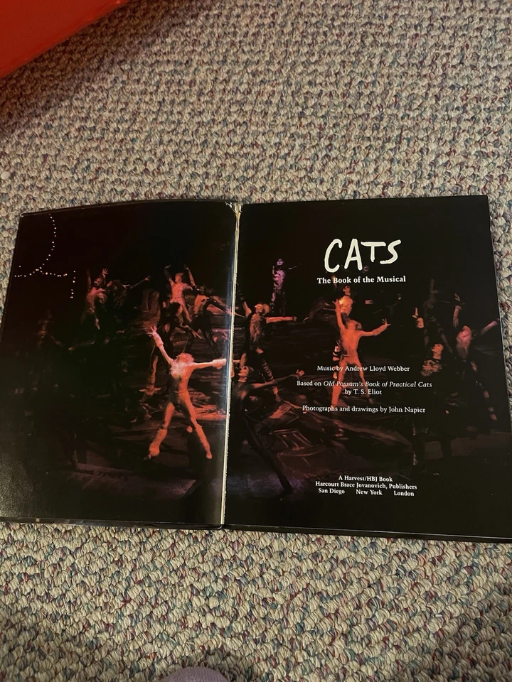 Cats: The Book of the Musical Paperback Book First Edition 1983 Broadway Theatre - Image 3 of 4