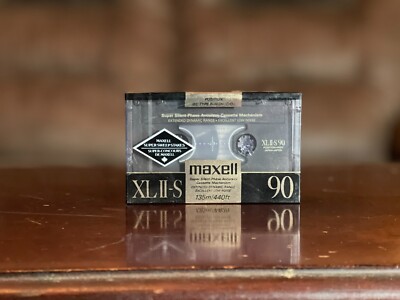 Maxell XL II-S 90 TYPE II  Blank Audio Cassette Tape (1)  Japan - NEW SEALED 