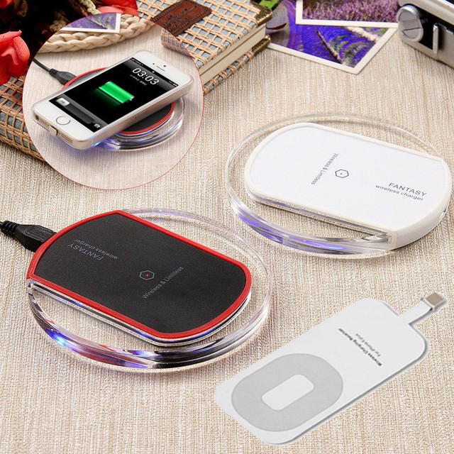 Premium Qi Wireless Charger Dock Charging Pad for Apple iPhone 5 5c 6