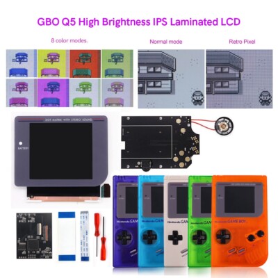 Hispeedido GBO/DMG Laminated Q5 Larger Screen OSD menu FRM RIPS LCD IPS LCD Mod